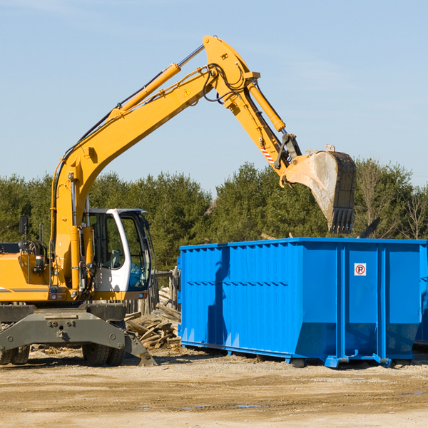 how many times can i have a residential dumpster rental emptied in Barlow